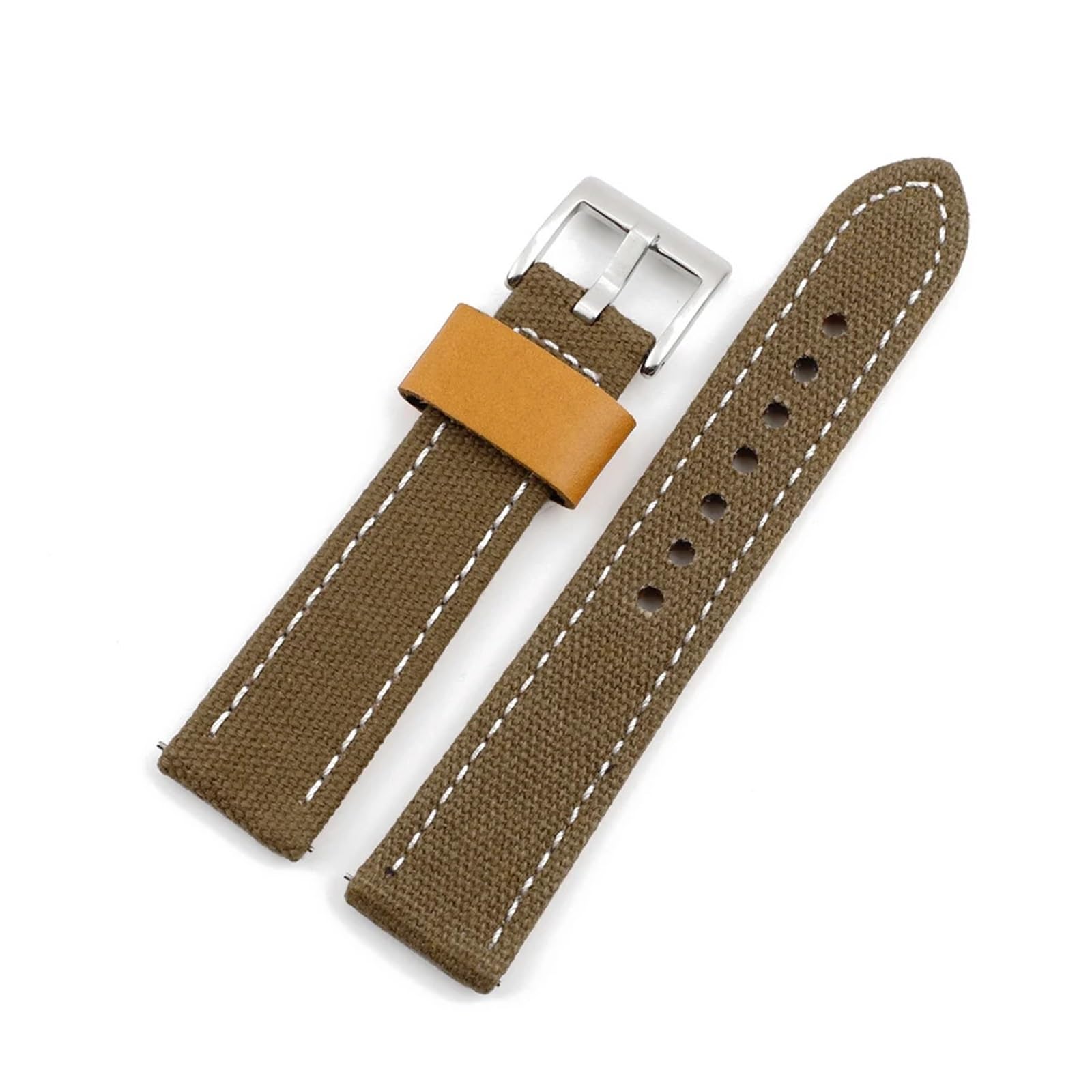 Bracelet de montre en toile 18 mm, 20 mm, 22 mm, 24 mm, bracelet de rechange à dégagement rapide pour homme (19 mm)