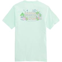 Vineyard Vines Men's Beach Bar Surfboard Logo Short-Sleeve Pocket Tee