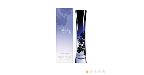 armani code woman eau de parfum 75 ml