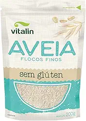 Vitalin Aveia Flocos Finos Integral Sem Glúten 200G