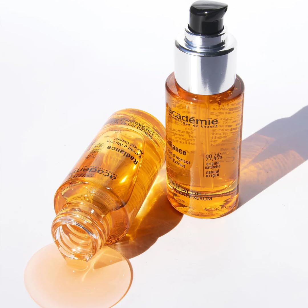 Académie Scientifique de Beauté - Sérum Éclat 12H Radiance 30 ml - Sérum Visage Hydratant Acide Hyaluronique Éclat Teint Lumineux Anti Fatigue Peau Terne