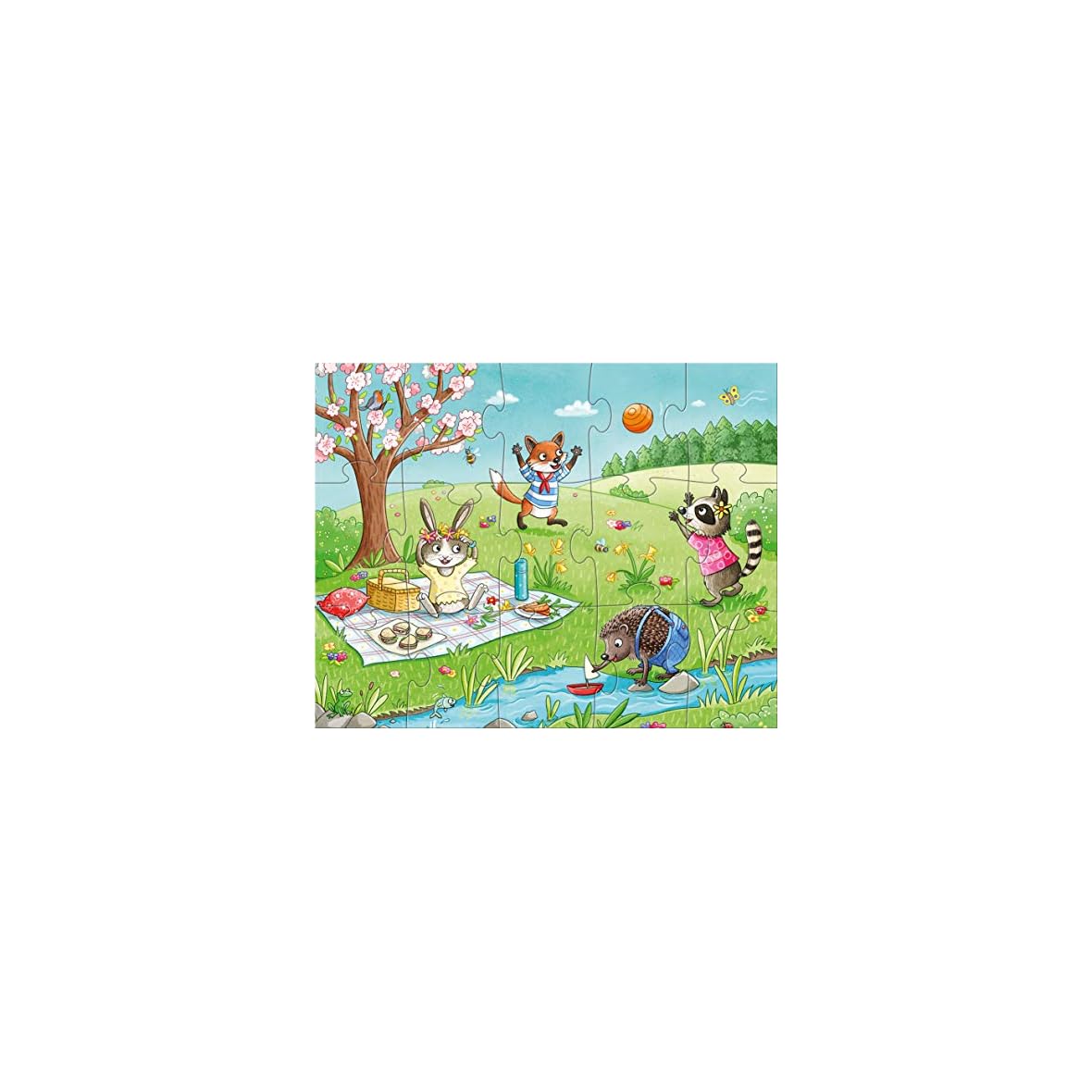 HABA-301888-Puzzles-Las-Cuatro-Estaciones-Puzle-Infantil-Multicolor-301888