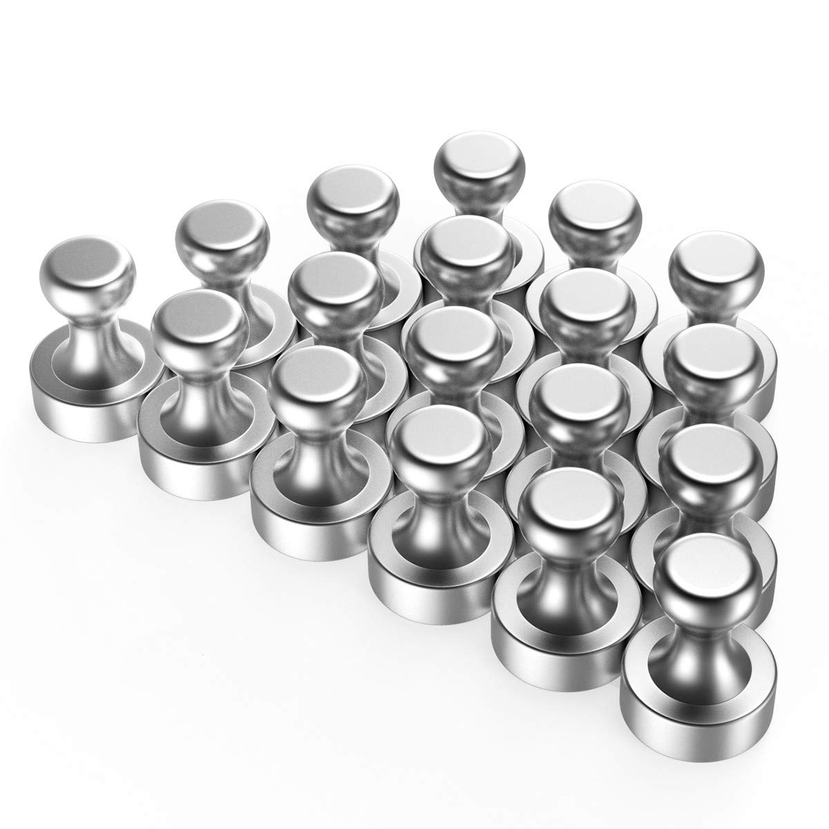 TRAYBRAY Neodymium 18pcs N52 Pin With A Storage Box