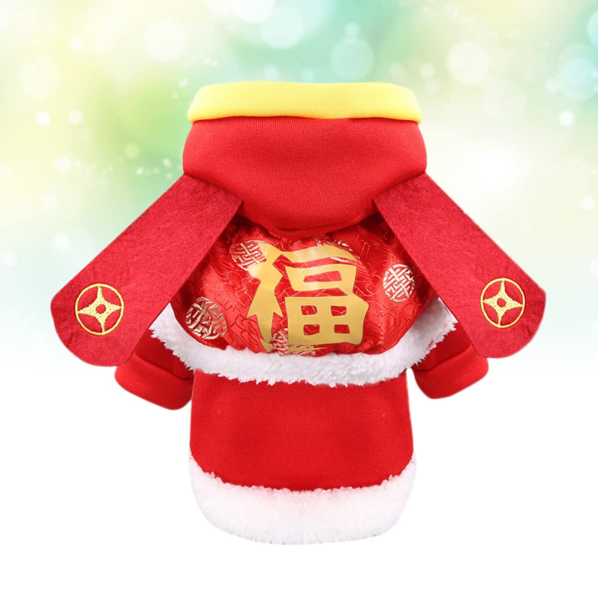 FRCOLOR 3 Pz Abbigliamento Invernale Vestiti Cappotti Per Cani Per L'inverno Costume Da Compagnia Di Capodanno Costume Capodanno Cinese Per Cani Creativo Cane Cappotto Invernale Cucciolo