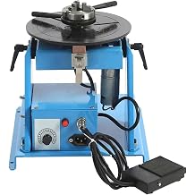 Welding Turntable Manipulator, Welding positioner with Foot Switch, 3-jaw Lathe Chuck 2-10RPM WorkbenchWithstand