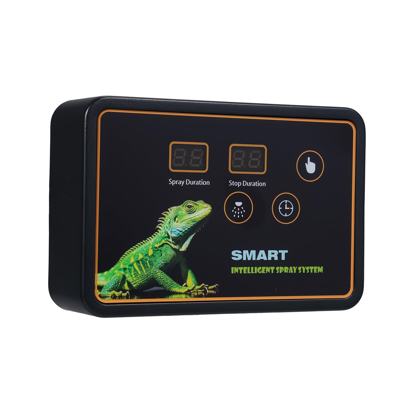 Weytoll Sistema de nebulización inteligente para reptiles, sistema de pulverización inteligente, 2 boquillas de pulverización, gancho de ajuste de 360 ° o ventosa, spray programado para tanque,