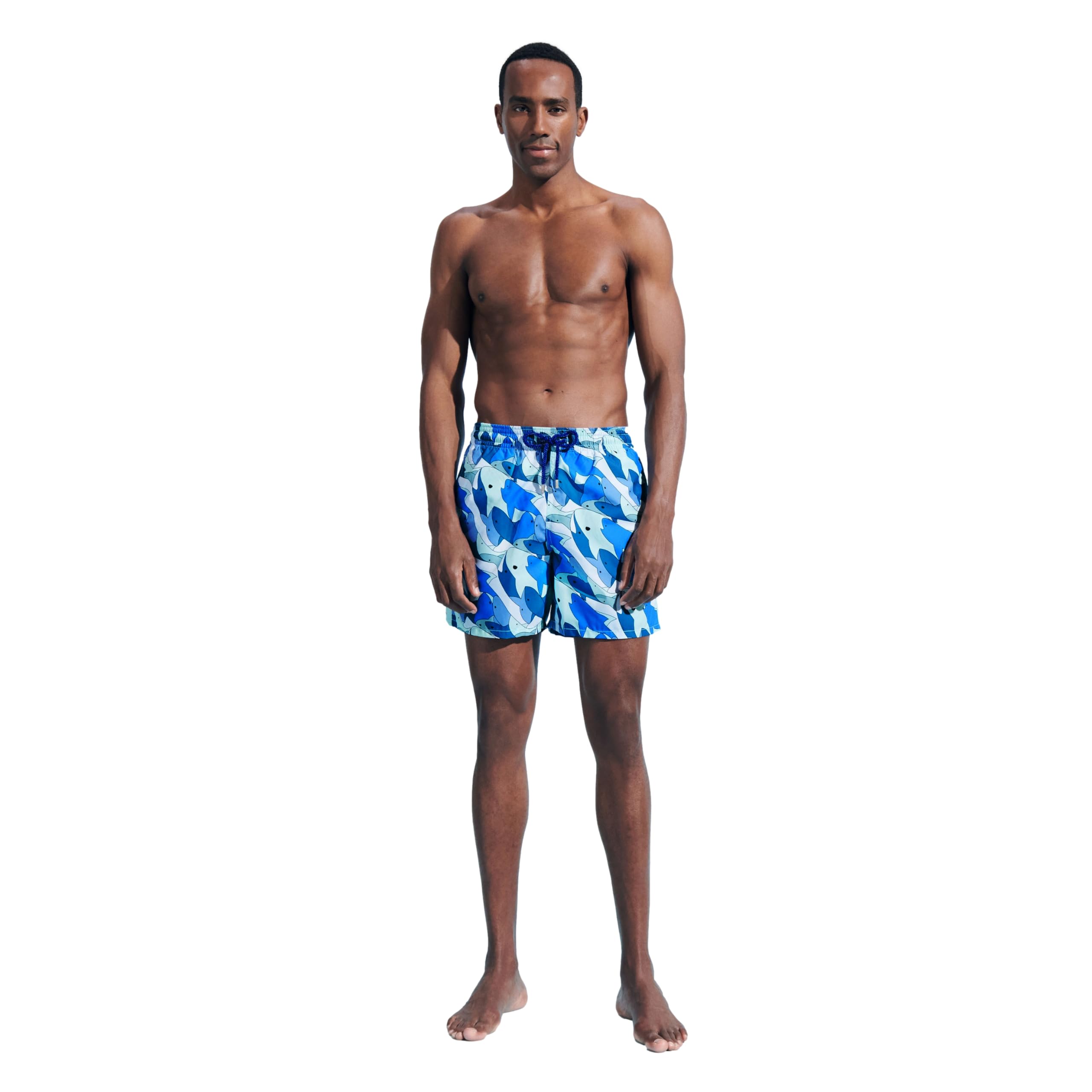 Men Swim Shorts Shark All Around,Thalassa,S
