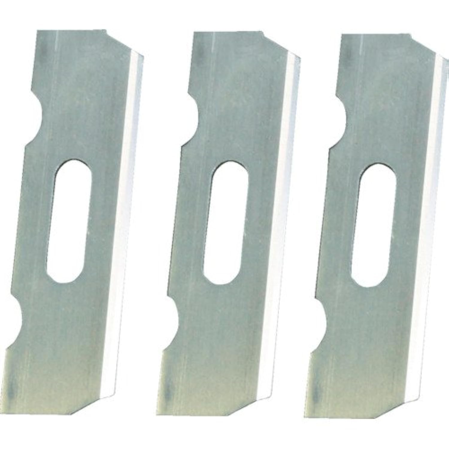 Kakuri Silver Japanese Hand Plane Mini 42Mm For Woodworking [Replaceable Blade System], Replacement Blade 42Mm (3 Pcs), Made In Japan