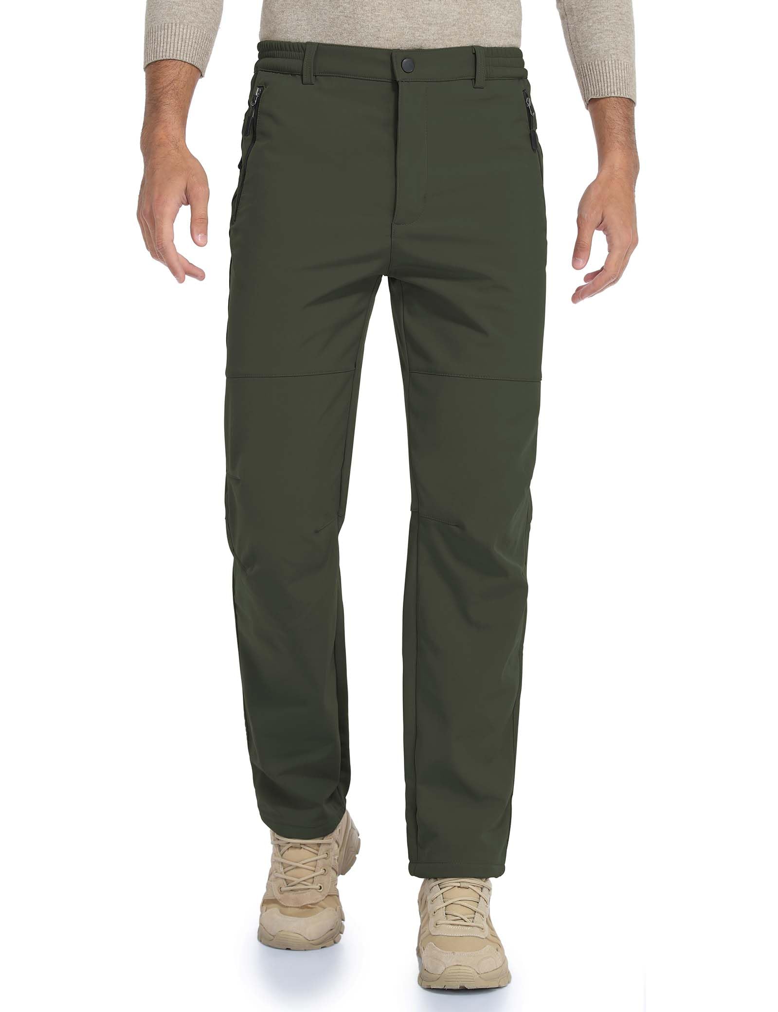 HFDWYJ Pantaloni Trekking Uomo Invernali Impermeabile Pantaloni Uomo per attività All'aperto da Sci Neve Arrampicata Escursionismo Caldo