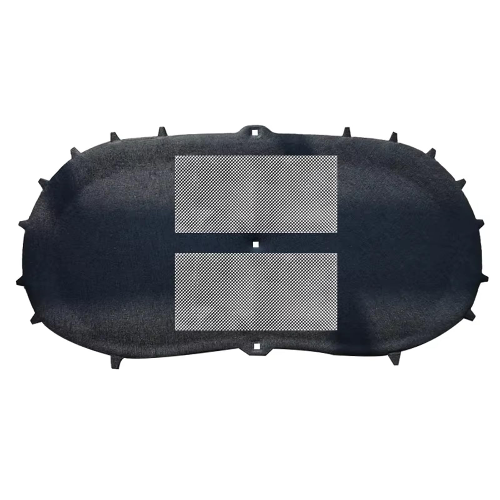 Wtixcrq One Color Engine Heat Cotton Liner Compatible With For Tiguan Mk1 2009-2016 Thermal Insulation Cotton Sound Insulation Cotton Heat Insulation Pad Modified(1Pcs Two Aluminum Foils)
