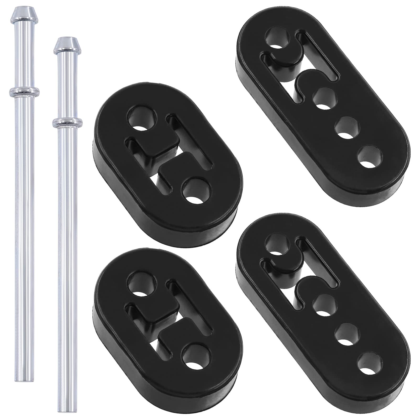 Buy Tanstic 6Pcs Straight Wire Universal Exhaust Hanger Rod with 2