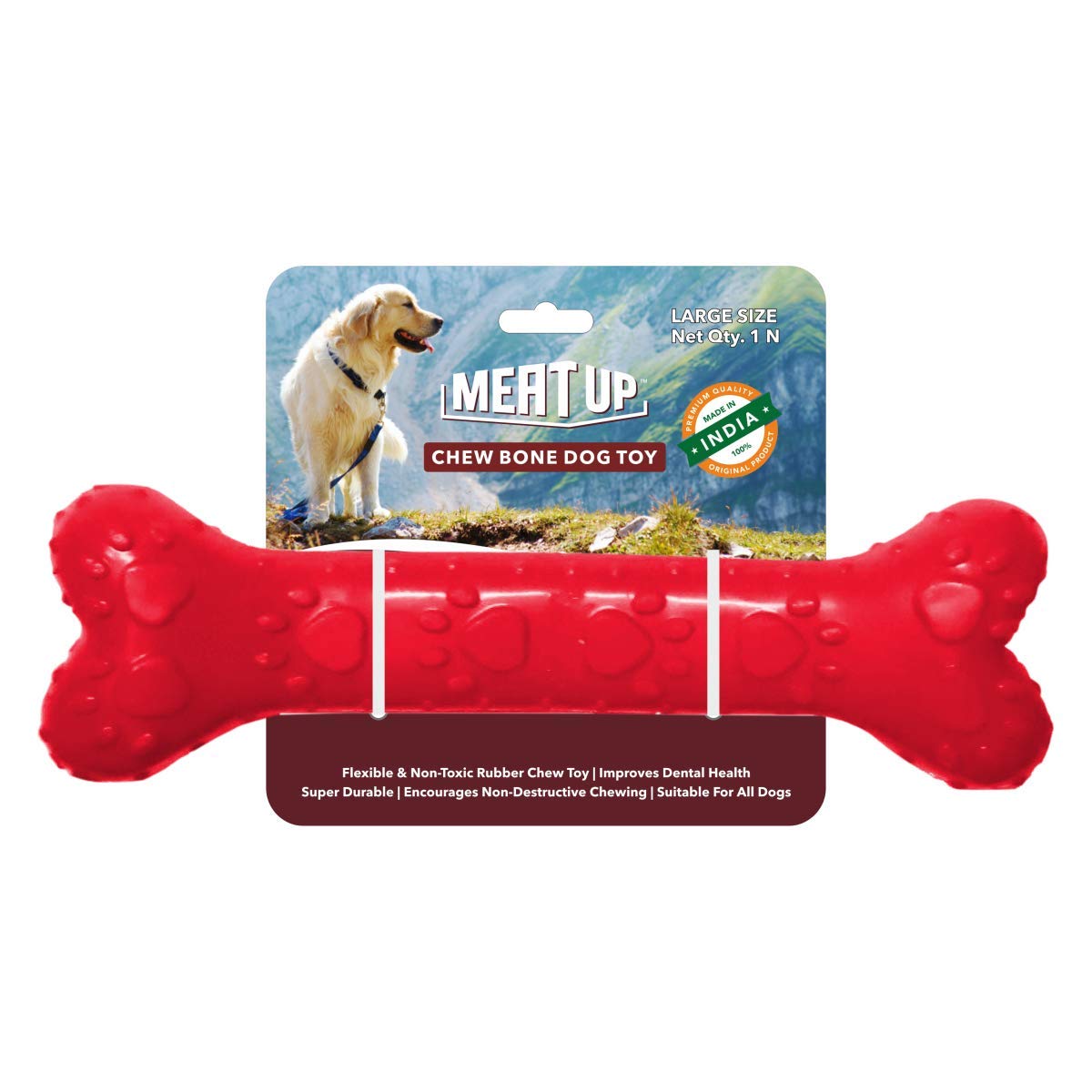 Meat Up Non-Toxic Rubber Toy Dogs , (Large) 21.59cm Pack (B08SJNG442) Amazon Price History, Amazon Price Tracker