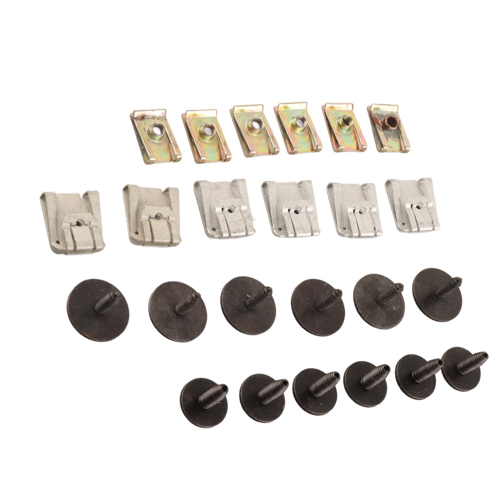 Clips Cache Moteur Métal Pour Mercedes Classe E W211/S211 (2002-2008) - Kit 12 Vis + Clips