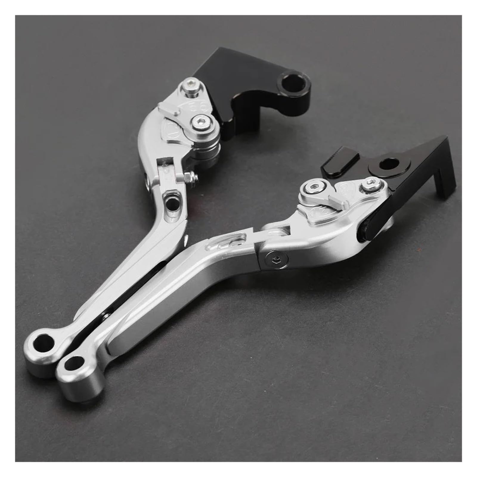 RVEVFBKBAL Motorcycle Brake Clutch Levers Handles Lever for Ninja 400R 650R ER6F ER6N for Versys 650 2009-2017 Extendable(V)