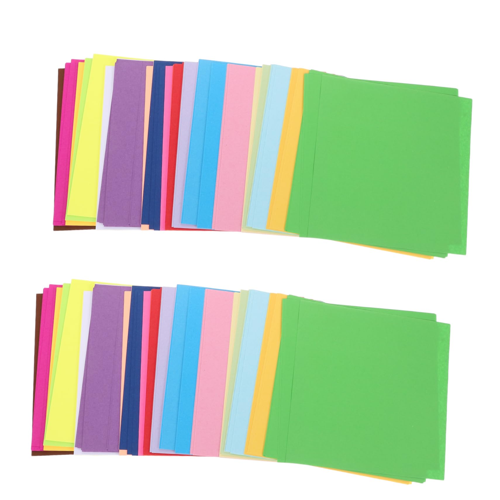Lurrose 600 Blatt Quadratisches Origamipapier Farbenfroh für Basteln und Schulprojekte