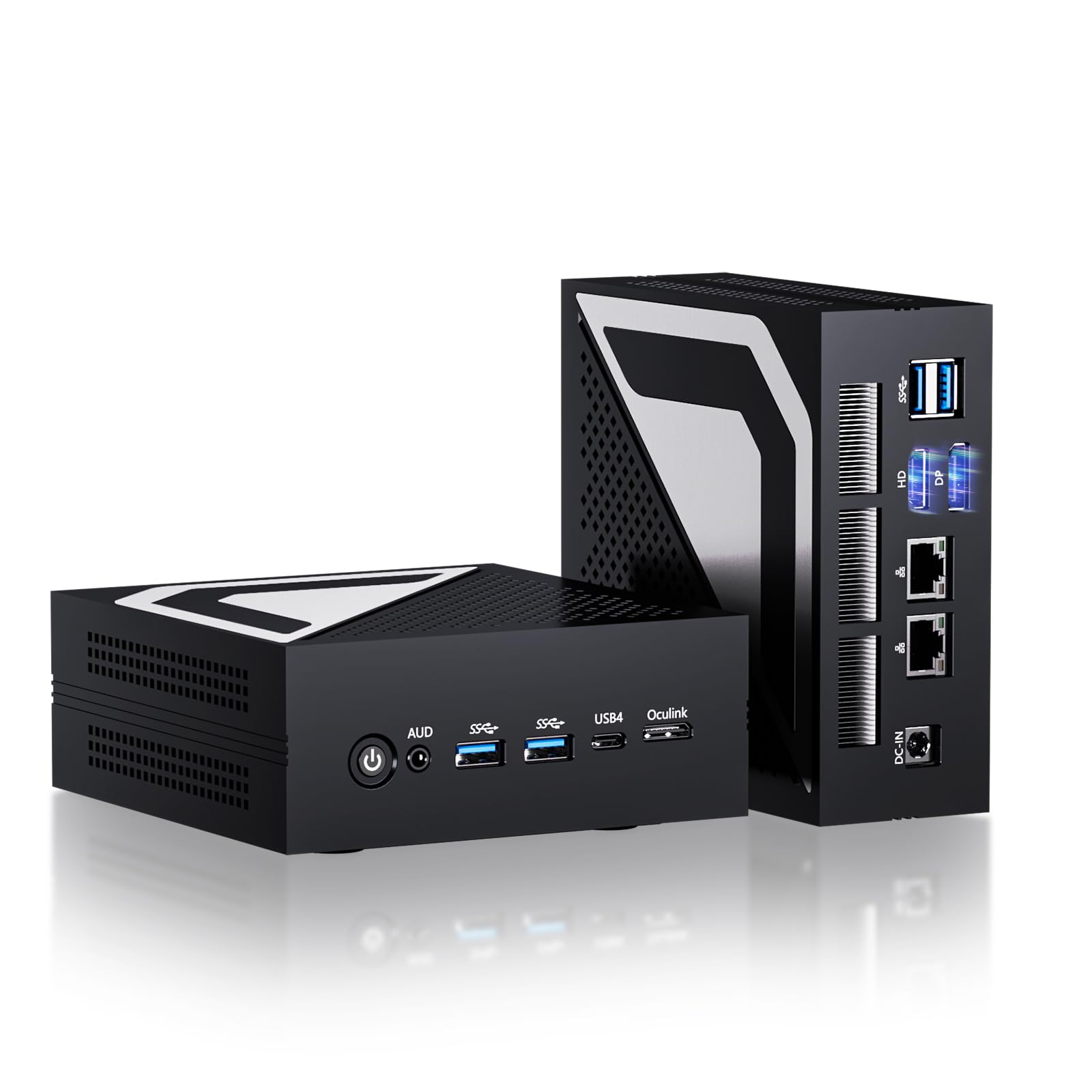 Mini PC, Desktop Computer with 14th Gen Core Ultra U9-185H up to 5.1 GHz, Win-11 Pro, 64G DDR5, 2T M.2 PCIE4.0 SSD, Dual 2.5G LAN, DP/HD2.1/USB4.0, Support 8K/4K@60Hz, WiFi7/BT5.4, Oculink-image-16
