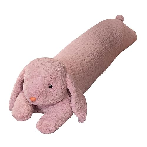 Hofun4U Rabbit Plush Pillow, Rabbit Stuffed Animal, Rabbit Plush Long Pillow for Kids Adults (47 inch) - 47 inch - Purple