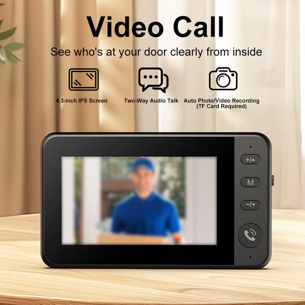 Videocitofono Smart WiFi Rilevamento Movimento per casa Videocitofono