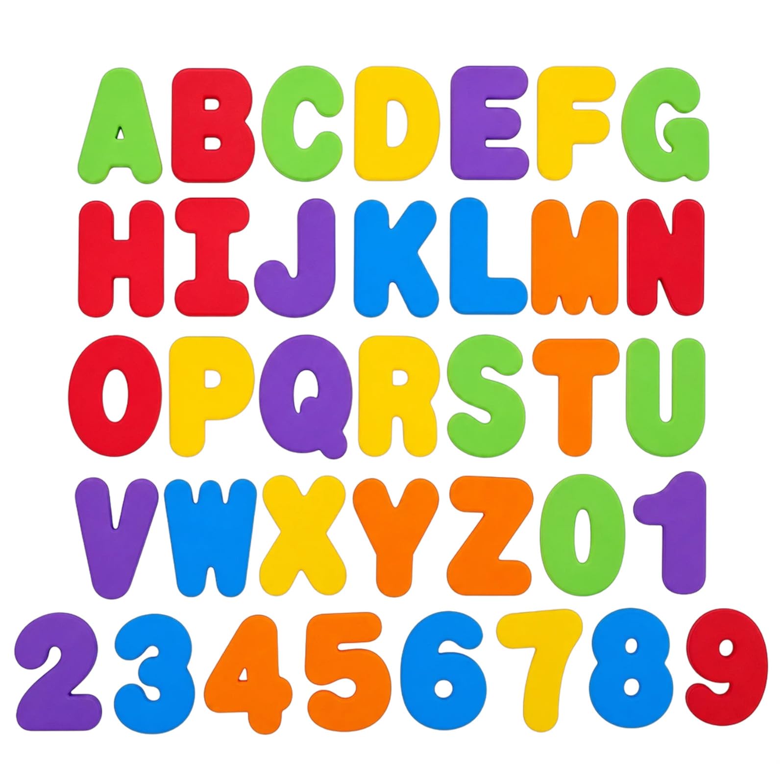 Bath Letters and Numbers 36 PCS, Foam Alphabet Letters, Bath Toys for Toddlers, Educational Water Toys for Early Learning and Baby Bath Time Play
