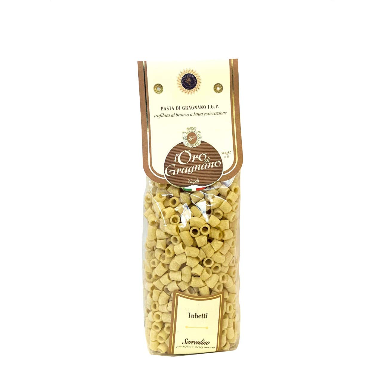 Tubetti Italian Pasta L' Oro Di Gragnano I.PG.P Protected