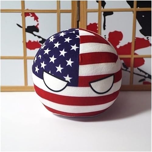 7.9 pulgadas, pelota de Polonia, Countryballs, Canadá, Reino Unido, Francia, baile de campo, decoraciones, cosplay de anime, juguetes de peluche