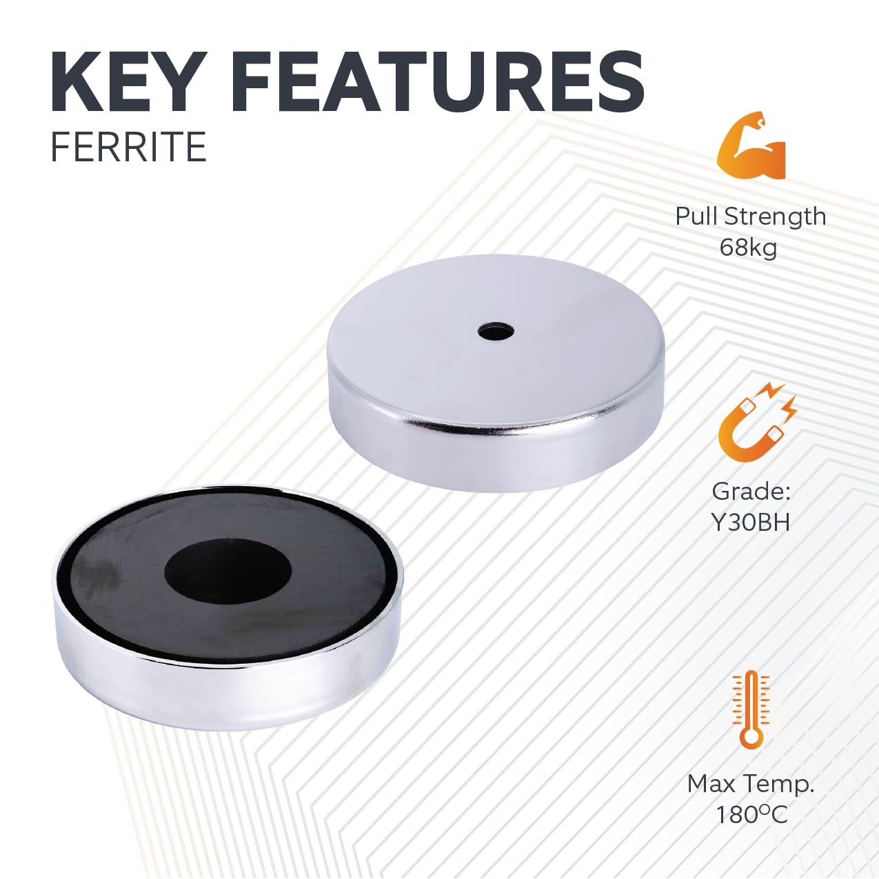 Y30BH Ferrite Magnet For Arts, Crafts, Model Making, Hobbies - View #3