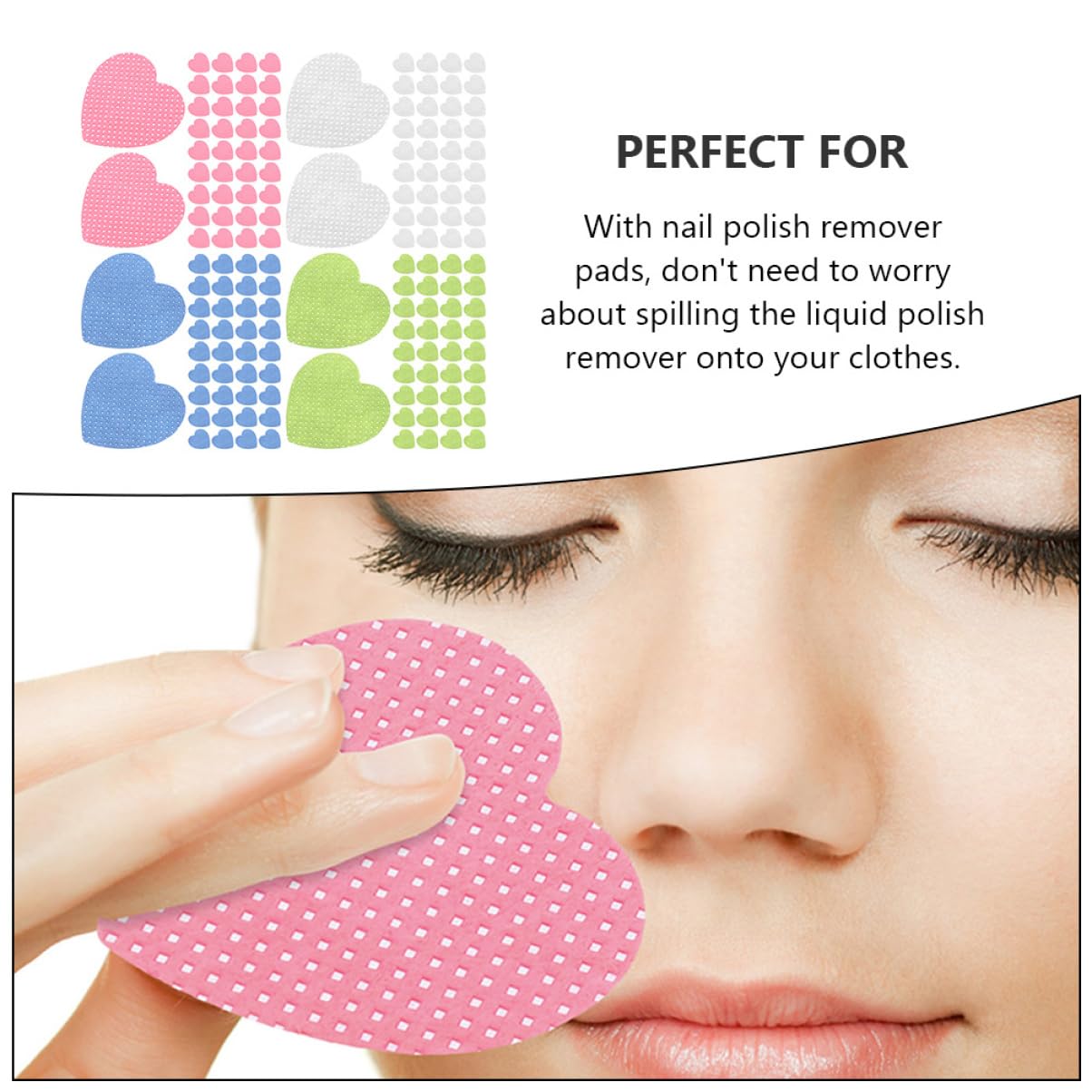 5 Sätze Nail Polish Remover Pads Acetonfrei Lintfreie Nagelwipes Für Einfaches Entfernen Von Nagellack Praktisch Für Unterwegs Farben Box Hautfreundlich Und 800 Blätter * 5