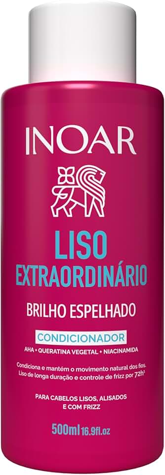 Inoar, Liso Extraordinário Condicionador Antifrizz com Brilho Espelhado 500ml