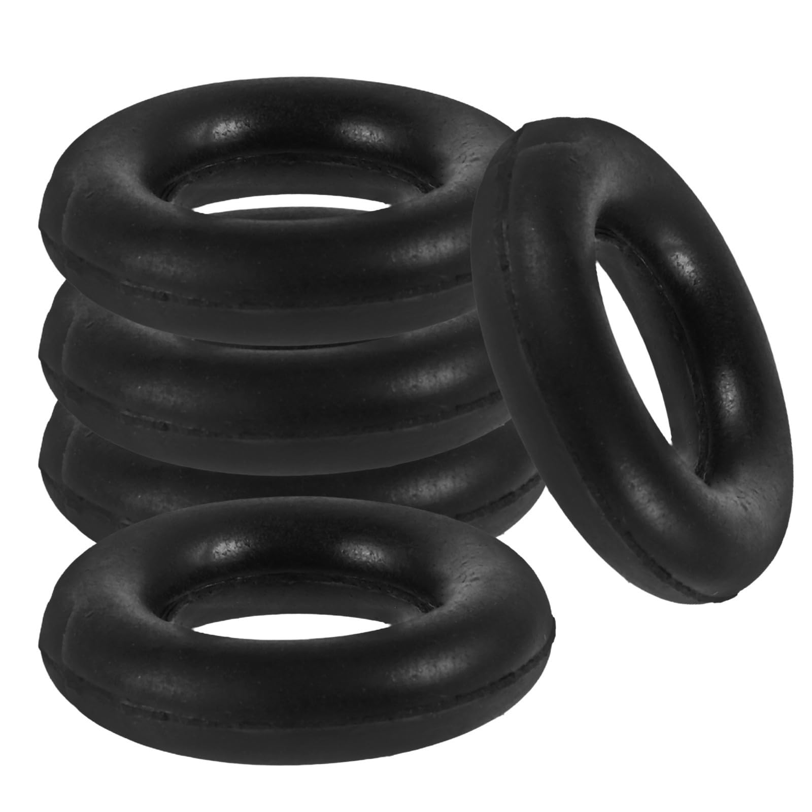 ibasenice Kit de 5 Piezas de Goma Negra para Rueda de la Bobina de Máquina de Coser, Repuesto Compatible con Máquina de Coser Doméstica, Accesorio para el Hogar
