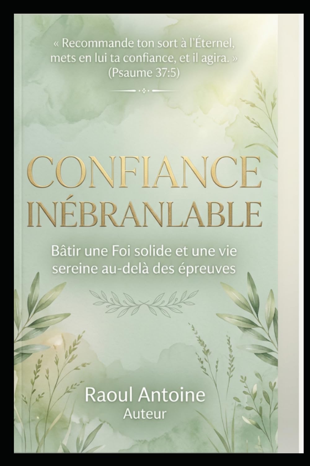 CONFIANCE INEBRANLABLE: BATIR UNE FOI SOLIDE ET UNE VIE SEREINE AU DELA DES EPREUVES