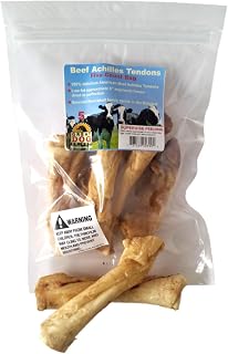 Great Dog Beef Tendons - Freeze-Dried for Dogs - Five Count Bag
