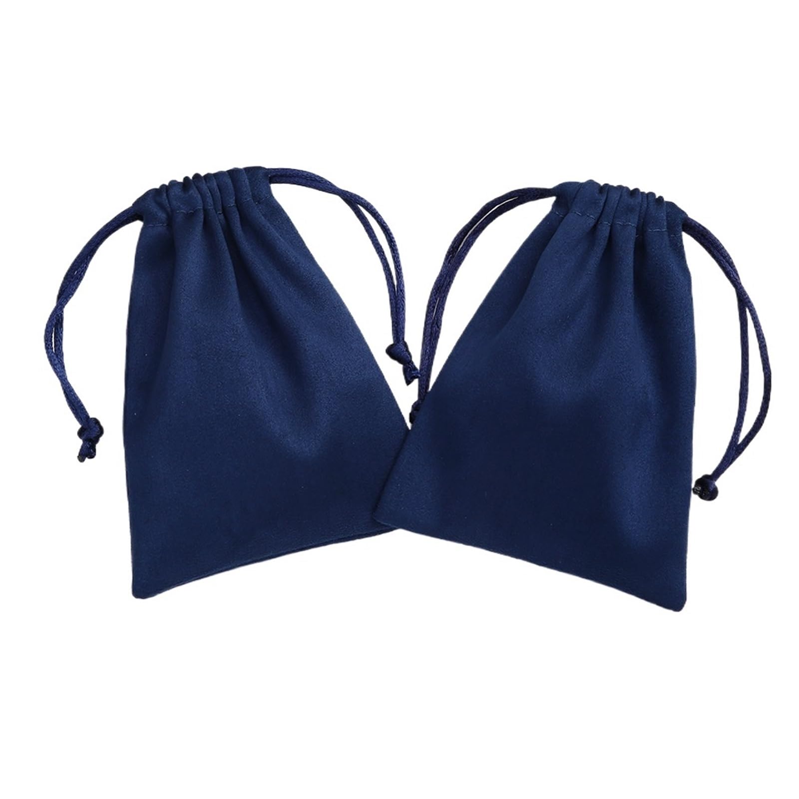 Schmucktasche 50 stücke Flanell Schmuck Verpackung Beutel Hochzeit Gunsten Geschenk Tasche Samt Kordelzug Beutel for Kosmetik Make-Up(Blue,9x12 cm)