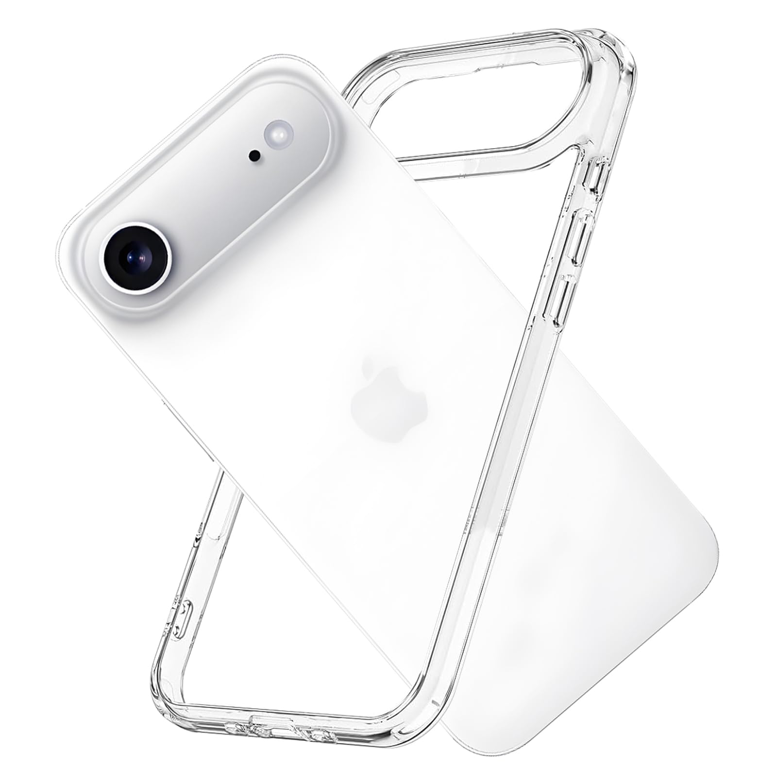 Amazon.co.jp: KUGEW iPhone Air バンパーケース クリア カメラカバー
