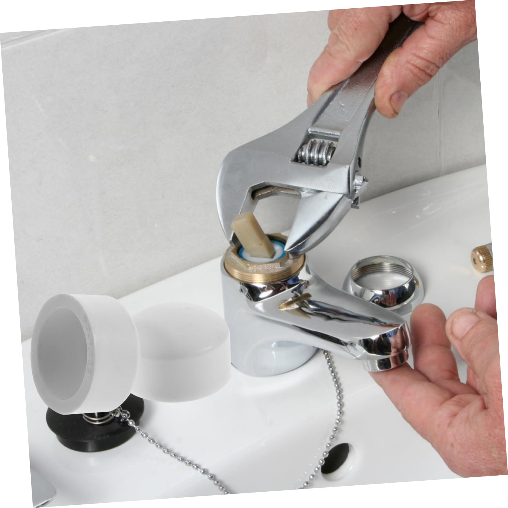 Unomor 50pcs Water End Caps Thickened Hot Melt Plug Fittings for Pipes Inner Diameter for Hydropower Engineering Home Improvement