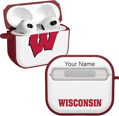 Miniatura 22 de AFFINITY BANDS Wisconsin Badgers Camo HDX - Funda compatible con Apple AirPods Pro