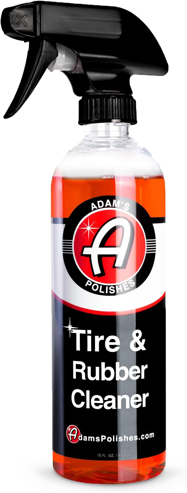 Adam's Polishes Tire & Rubber Cleaner (16 oz) - Removes Discoloration From Tires Quickly - Works Great on Tires, Rubbe & Plastic Trim and Rubber Floor Mats