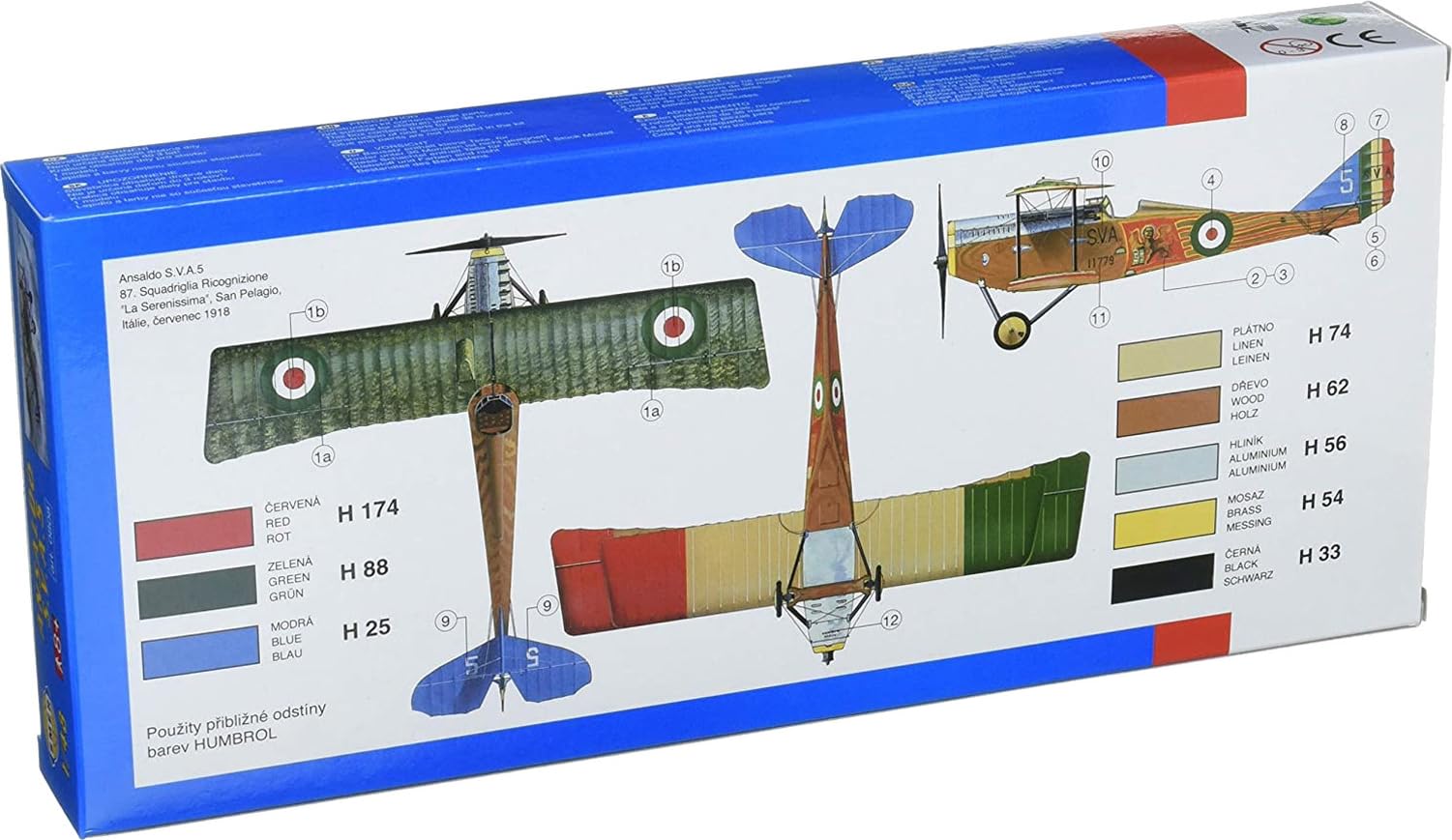 Amazon | セマー 1/48 イタリア アンサルド SVA5 複葉戦闘機