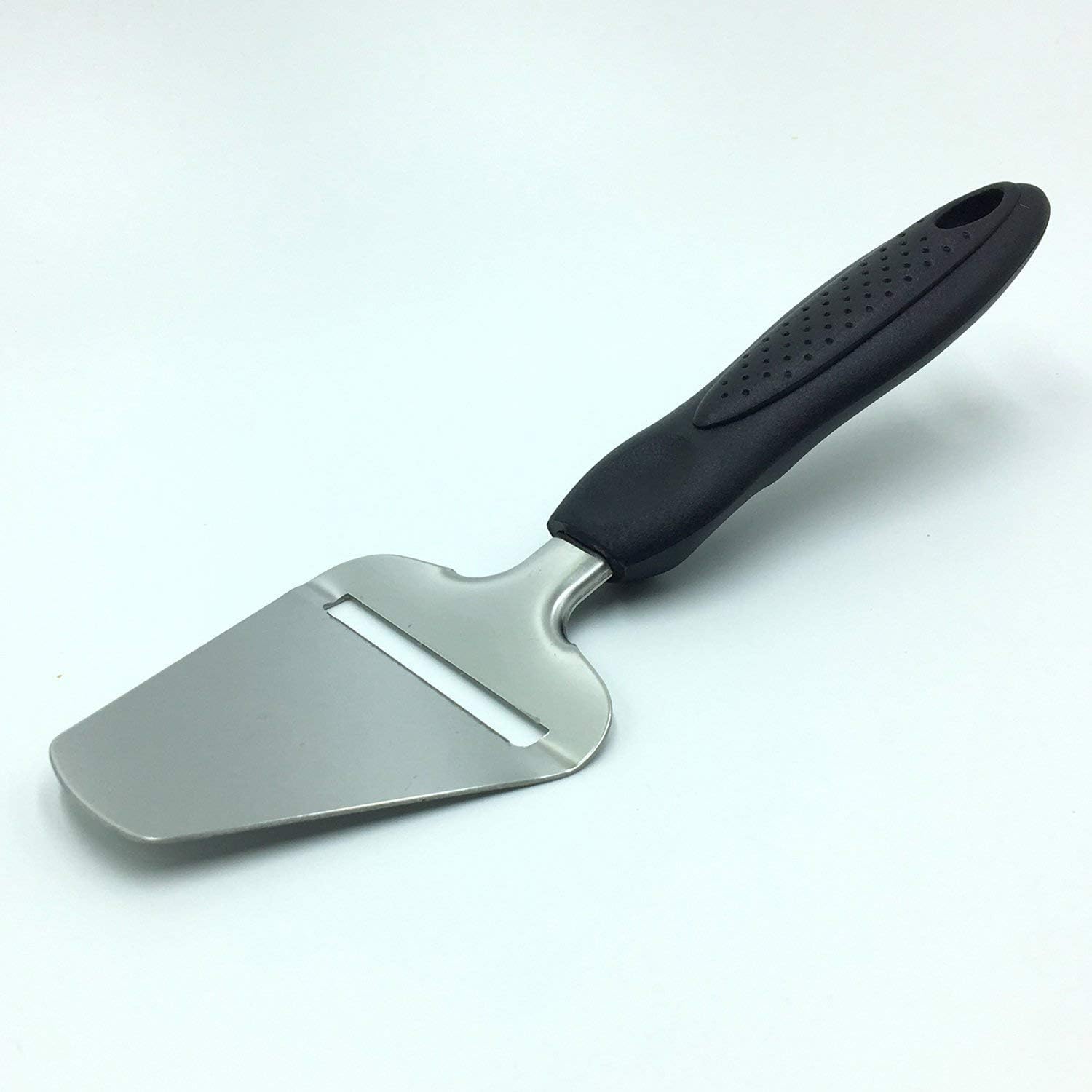 Lisdripe Cheese Slicer Stainless Steel Sharpe Blade Peeler Cutter Knife for Semi Hard Cheese Vegetables Even Potatoes (Black)