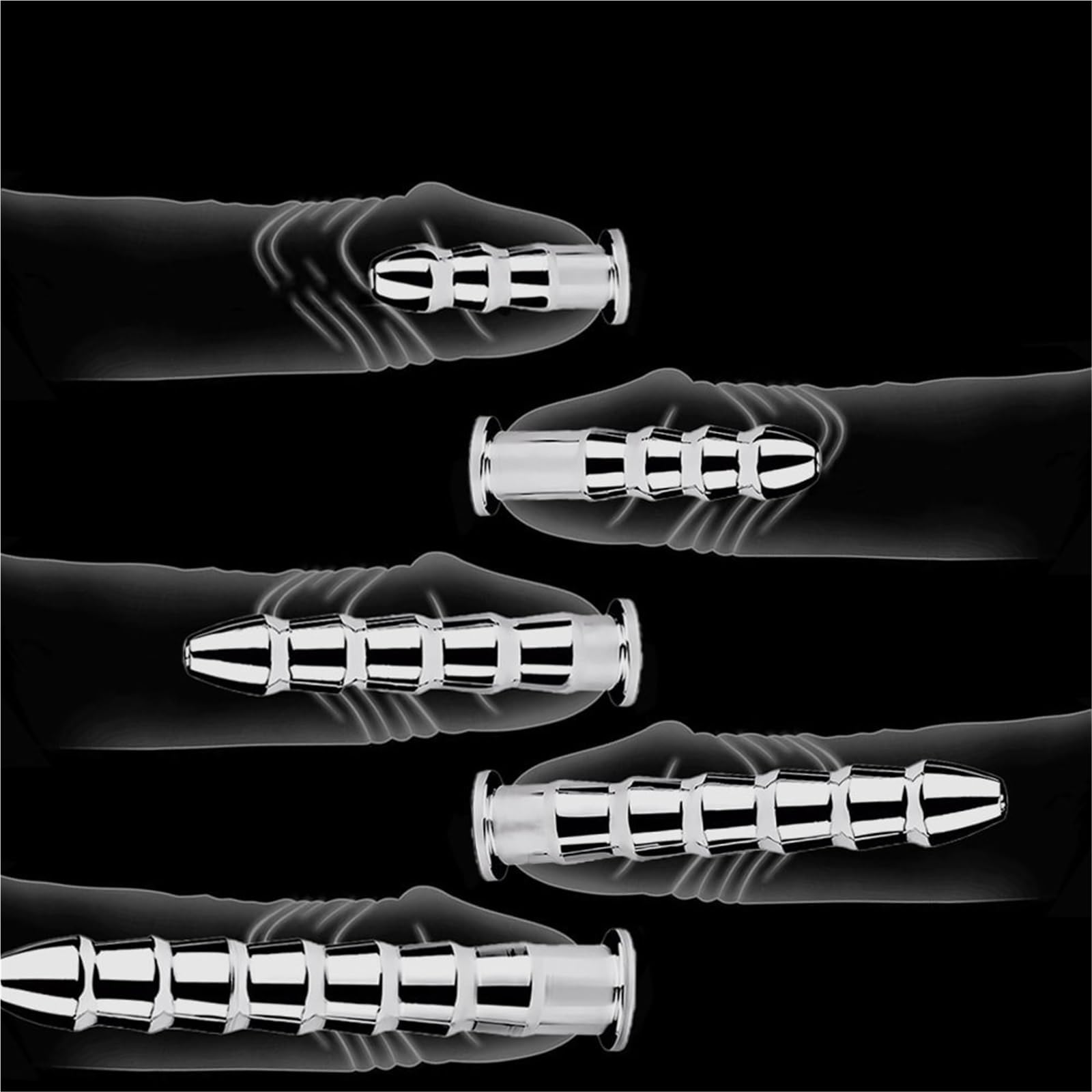 Edelstahl Harnröhren Dilatatoren Metall Hohl Katheter Harnröhrensonden Klein Penis Plug Sounding HarnröHrendehner Extrem HarnröHren Plug SM Sex Spielzeuge für Männer
