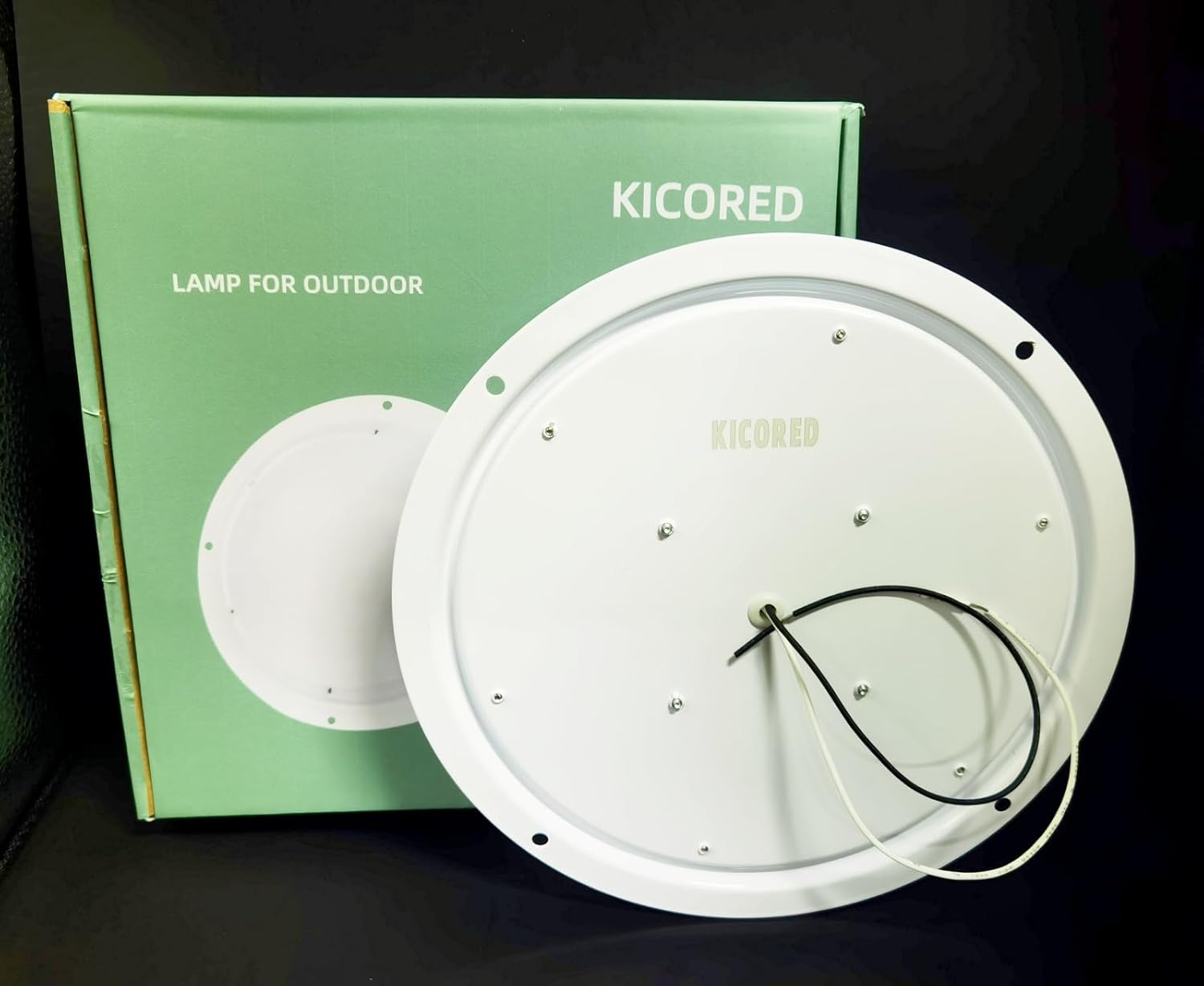 LED 8.5inch Scare Light,Lamp for Outdoor,Ceiling Light,Work Light for RV,Touring Car,Camping,Truck and Yacht,Cool White