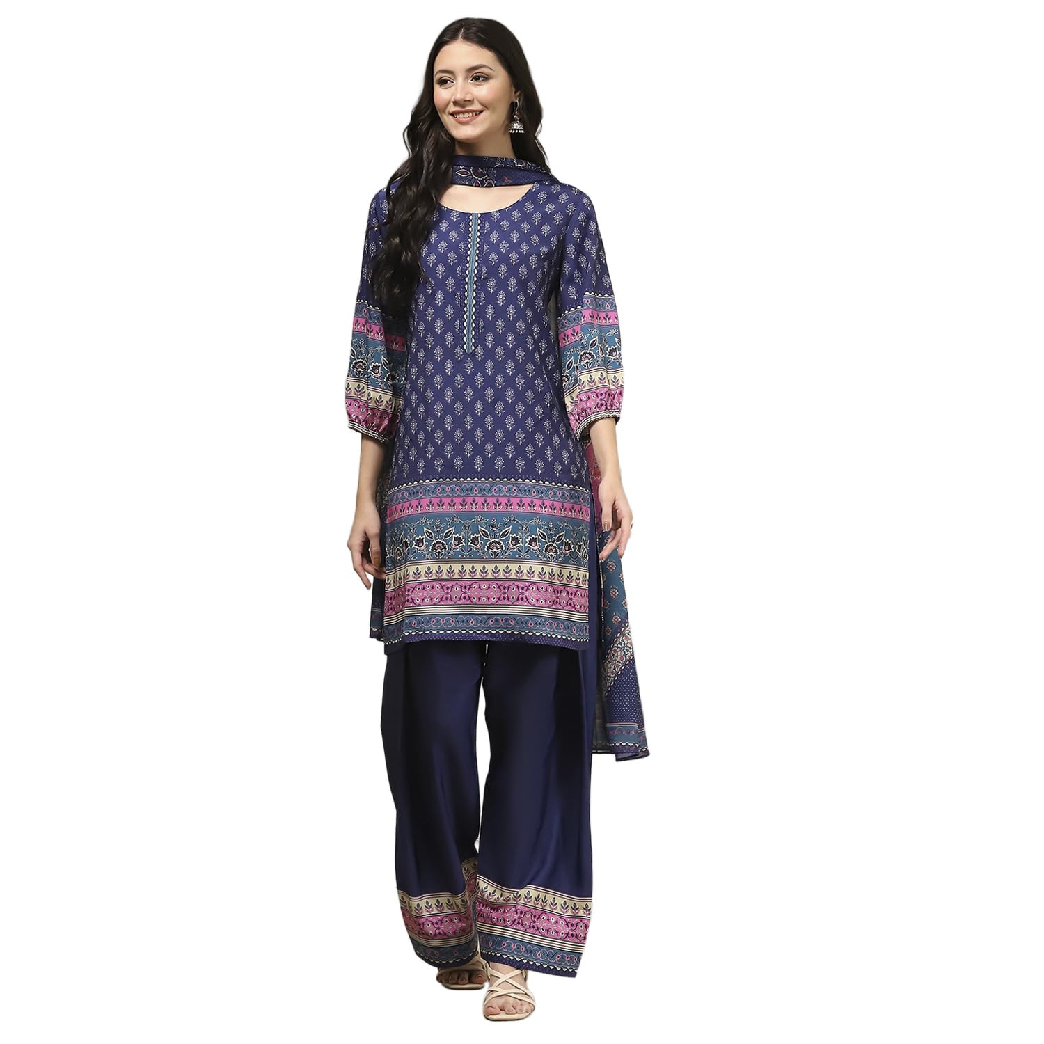 biba Womens Kurta, Bottom, Dupatta-picture-41