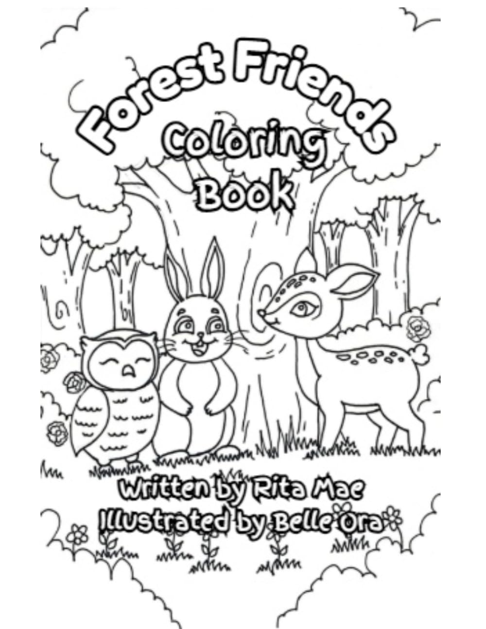 Forest Friends: Coloring Book