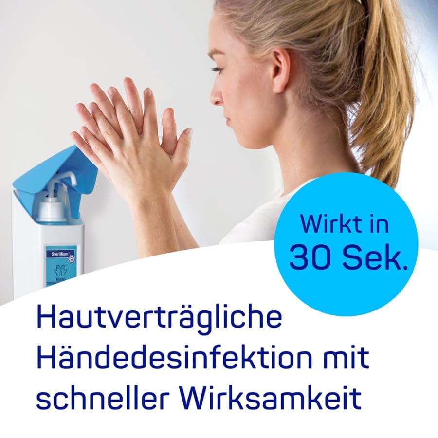 Bode Sterillium Classic Pure Händedesinfektionsmittel, farbstoff- und parfümfrei, für hygienische Handdesinfektion, 3 x 1000 ml