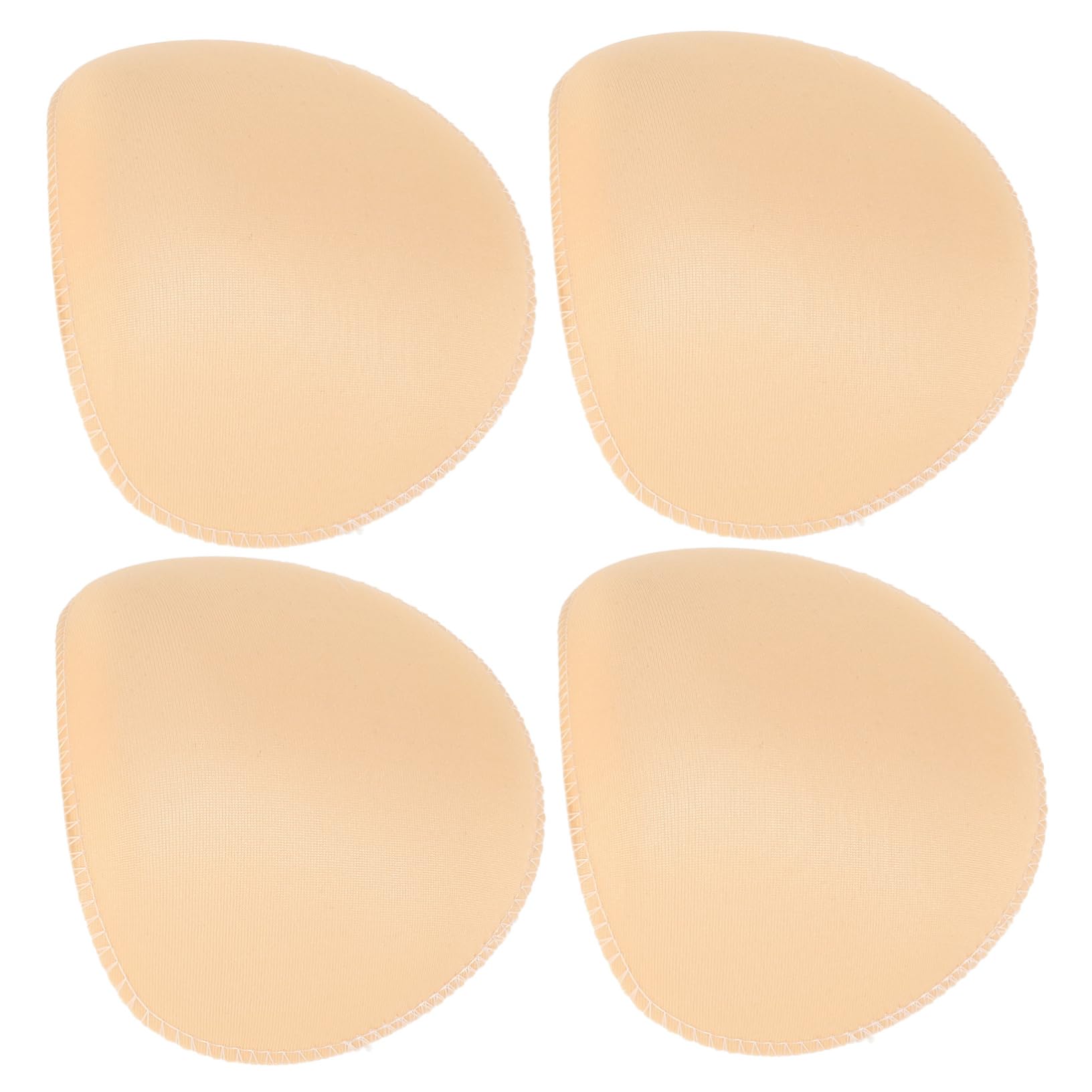TENDYCOCO Skin Tone Covered Shoulder Pads Adhesive Shoulder Pads for Sewing Men's Women's Shoulder Pad for Jacket Blazer