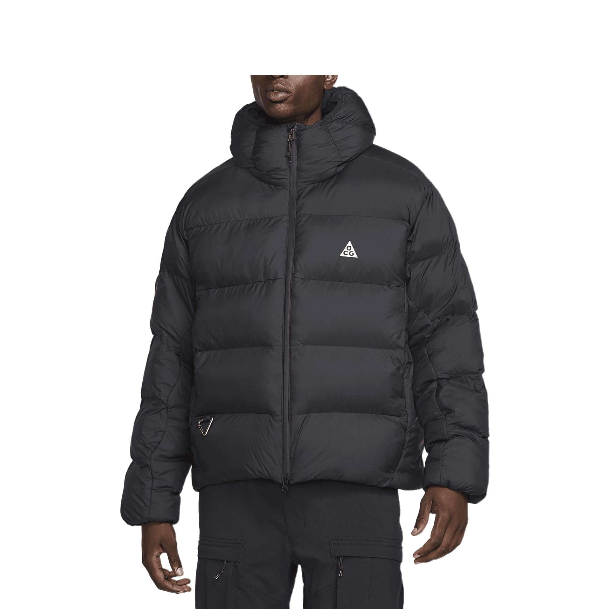 Nike Mens ACG Therma-FIT ADV Loose Hooded Jacket Black Summit White XL