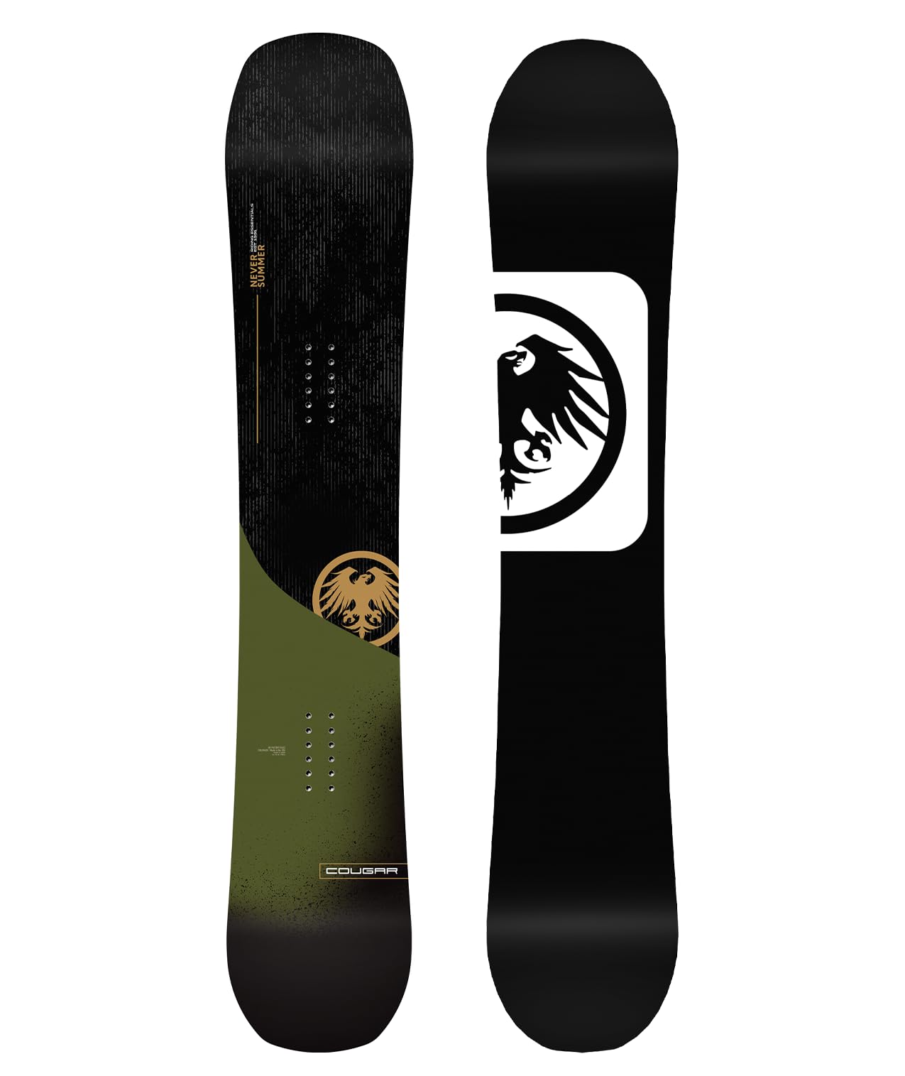 Never Summer Cougar All-Mountain Snowboard (2025, 156)