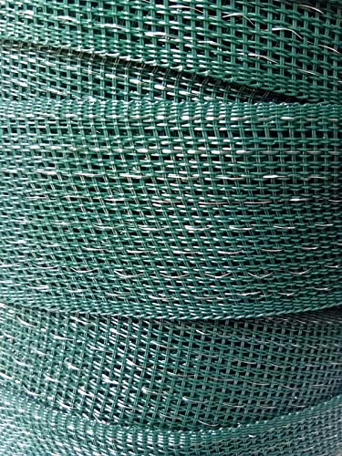 Ehui Portable Electric Fence Poly Tape 575'Length,1.5 Inch 40Mm Width, 8 Strands Of Stainless Steel Wire,Pk2 #TOP2