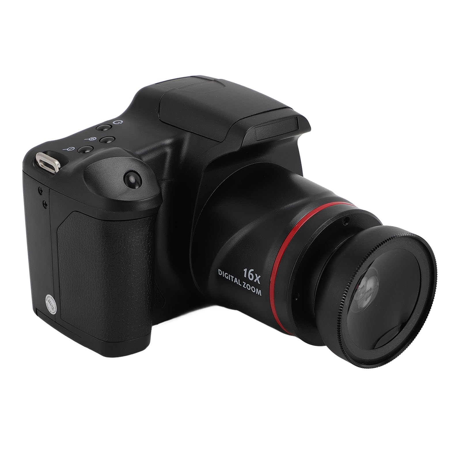 Cámara Digital, Cámaras para la Fotografía Camara Fotografica Profesionales con Pantalla de 180 Grados Pantalla 16MP HD con Lupa 16x Cámara de Zoom Digital para Viajes Portátiles