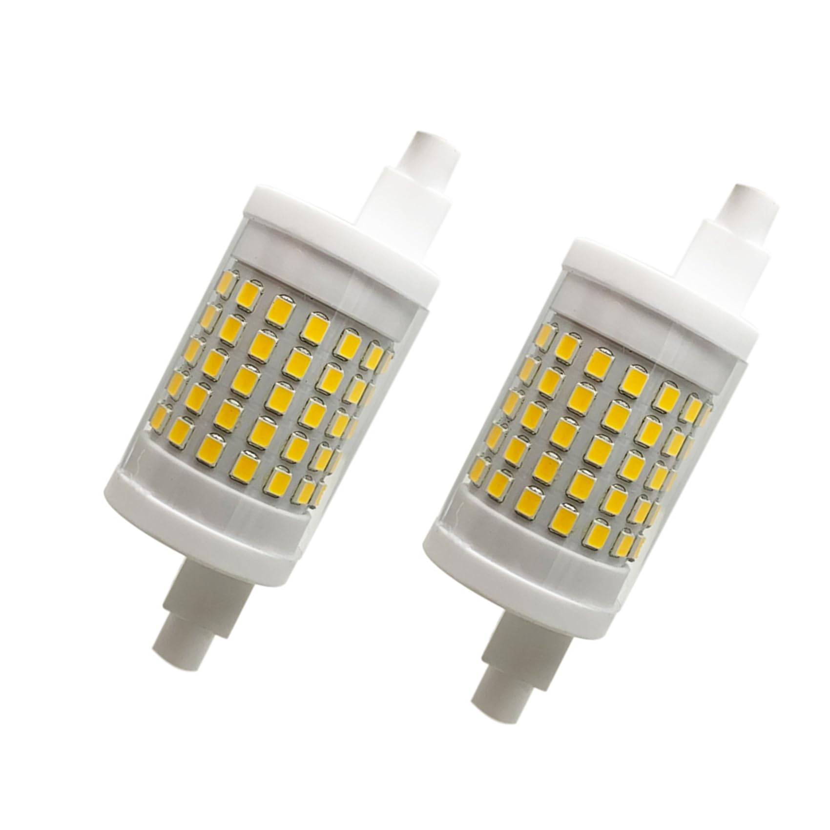 Bombillas led Bombilla LED R7s de 3.071 in, Regulable, 15 W, Doble Extremo, 120 V, Tipo J, Repuesto Reflector, Paquete 2, luz Natural 4000 K