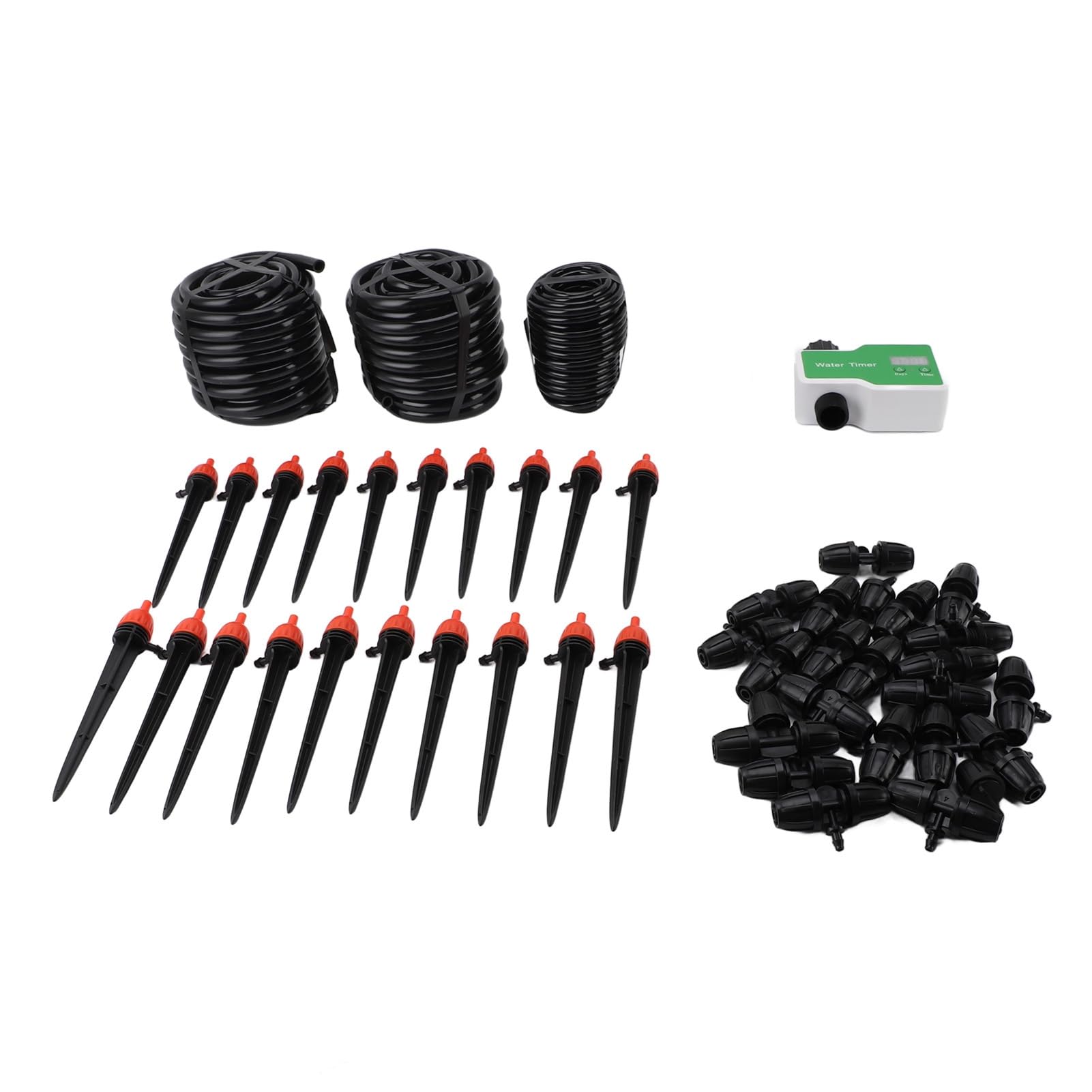 Kit di irrigazione automatica per irrigazione a goccia di irrigazione efficiente per piante per giardino ABS PVC